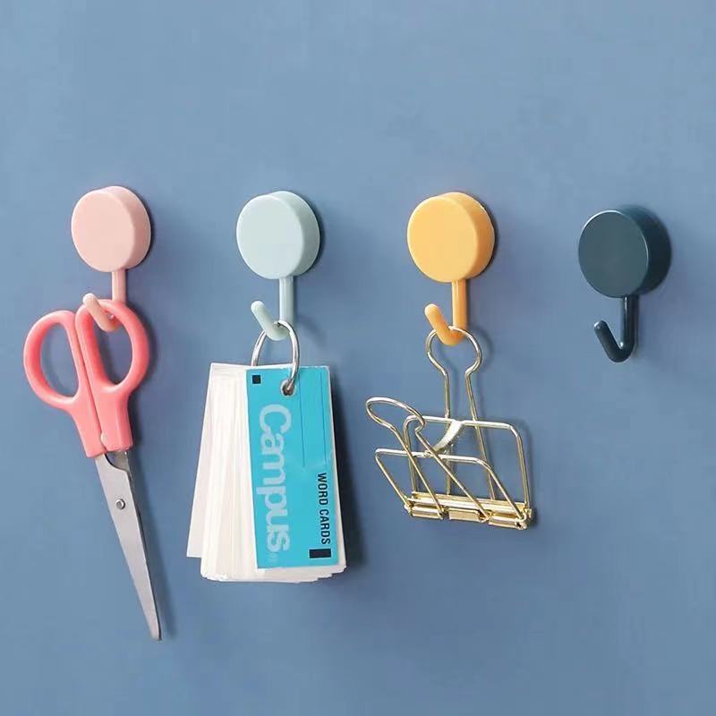 Gantungan Hook Tempel Baju Dinding Serbaguna Kamar Mandi Dapur Bulat MALLSHOPPING