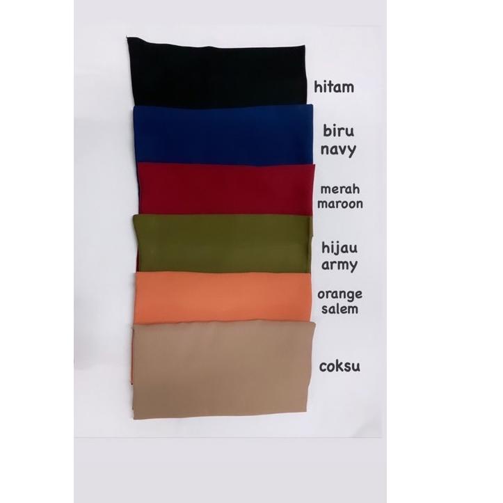 Sabet Promo--Jual kain RAYON VISCOSE polos 1 untuk gamis tunik gamis