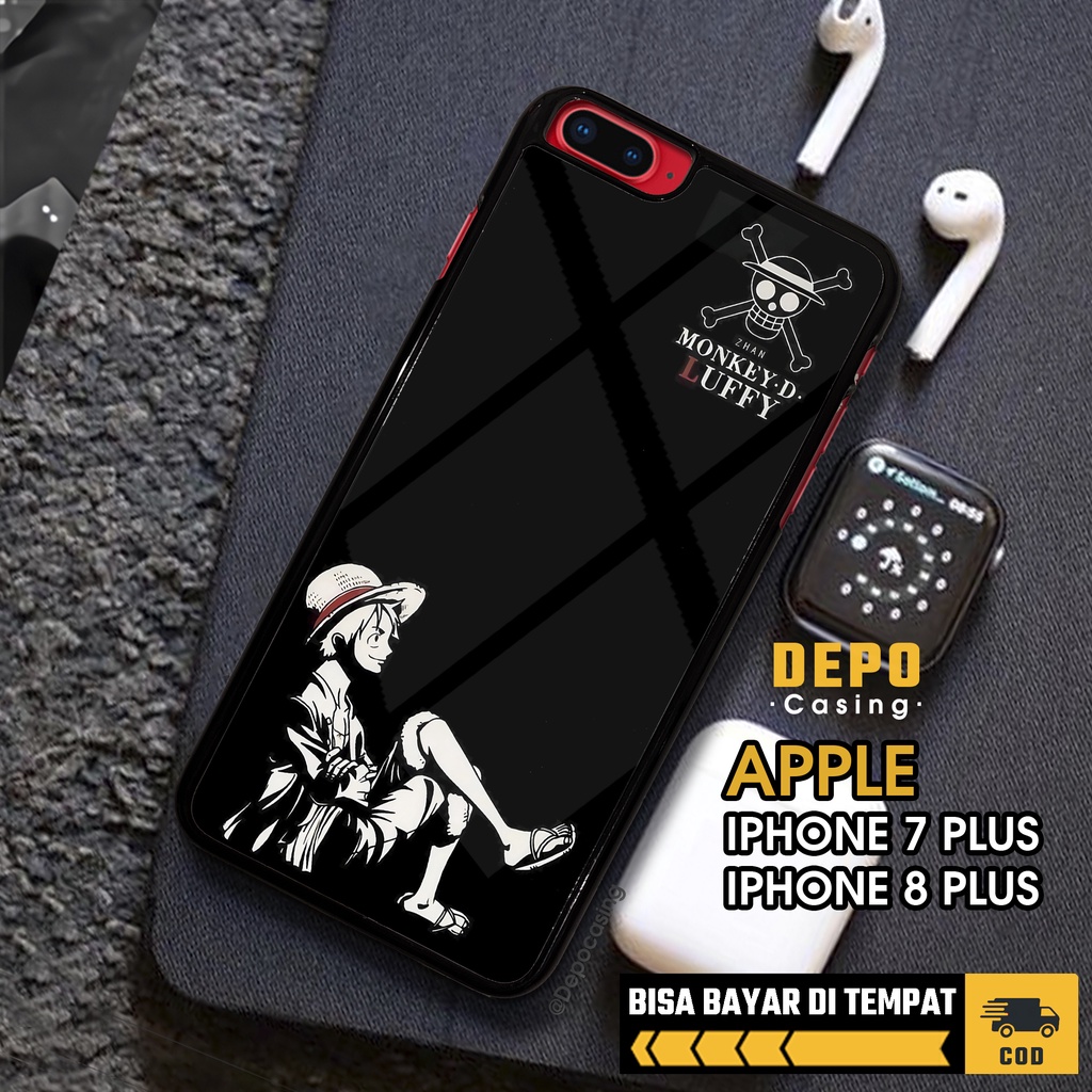 Case Iphone 7 Plus 8 Plus Case Hp Iphone 7 Plus 8 Plus Depo Casing [OP01] Premium Glossy Case Custom