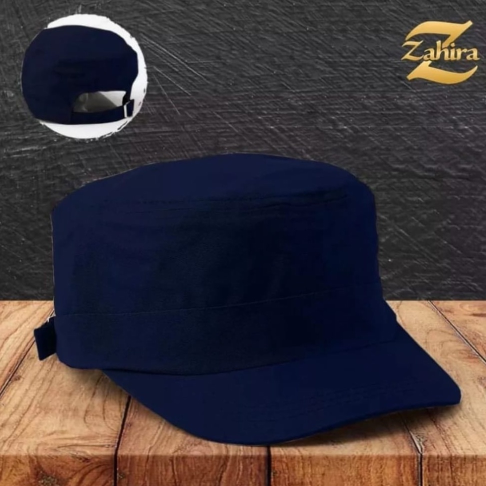 Topi Komando Polos Unisex bahan Catton Premium Pria Wanita Dewasa bisa bayar di tempat