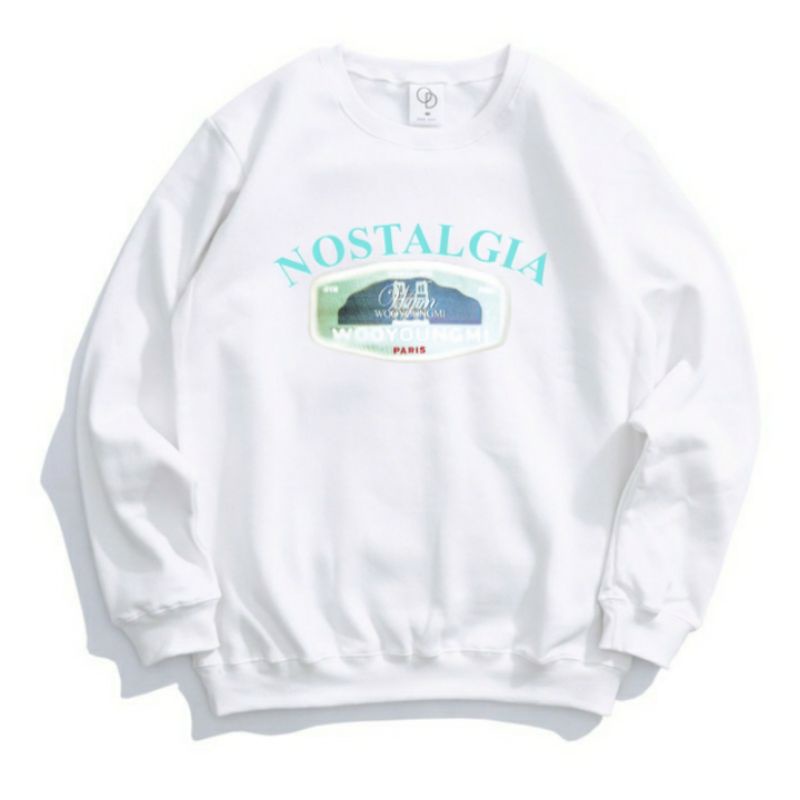 ( versi ) Sweater Jungkook bts NOSTALGIA Printing Bangtan Style