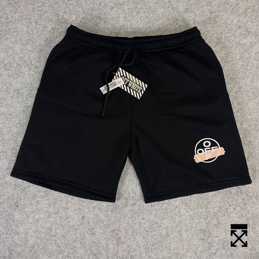 CELANA PENDEK PRIA OFF WHITE SHORT PANTS PREMIUM MIRROR