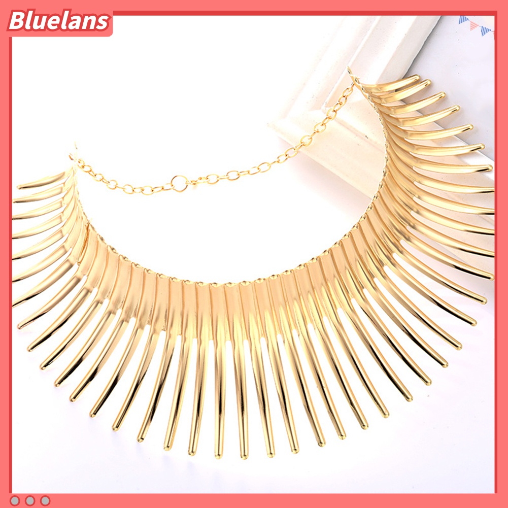 Kalung Choker Bentuk Strip Canine Untuk Wanita