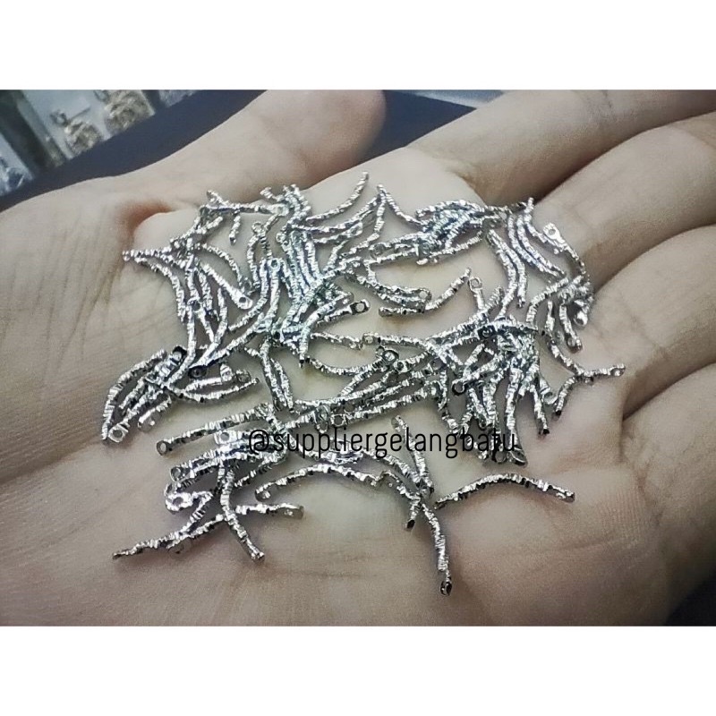 connector butterfly kupu Pipa Lilit / Ulir isi 500 pcs DIY Bahan Gelang Kalung Strap Mask ceko