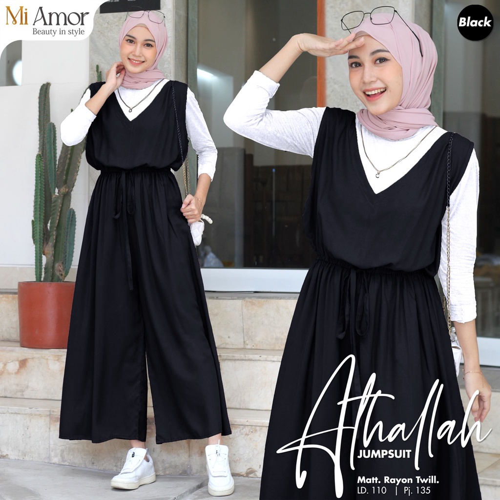 Athalah Jumpsuit Wanita Original Produk By Mi Amor