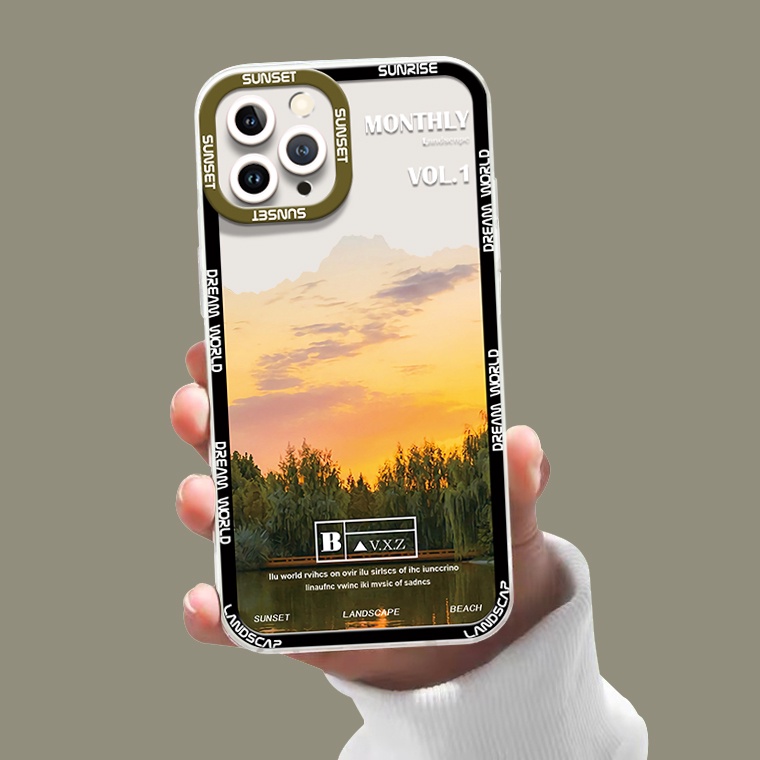 Soft Case TPU Transparan Shockproof Cover IPhone 14 12 13 6 6S 7 8 Plus X XS XR 11 Pro Max