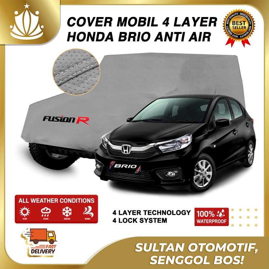 Cover Sarung Mobil Honda BRIO Fusion R Multi Waterproof