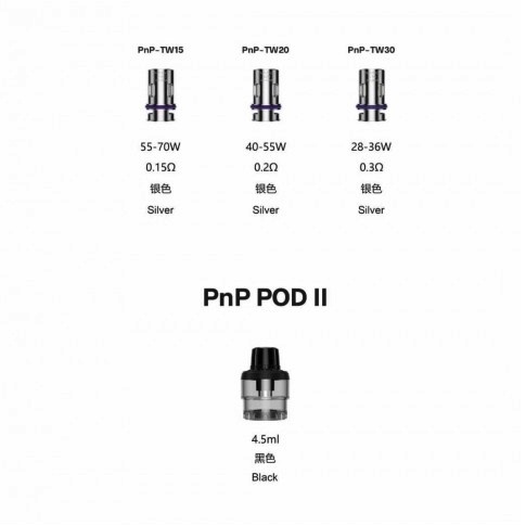 COIL VOOPOO PNP TW SERIES ORIGINAL TERBARU UNTUK DRAG E60 DAN H80S