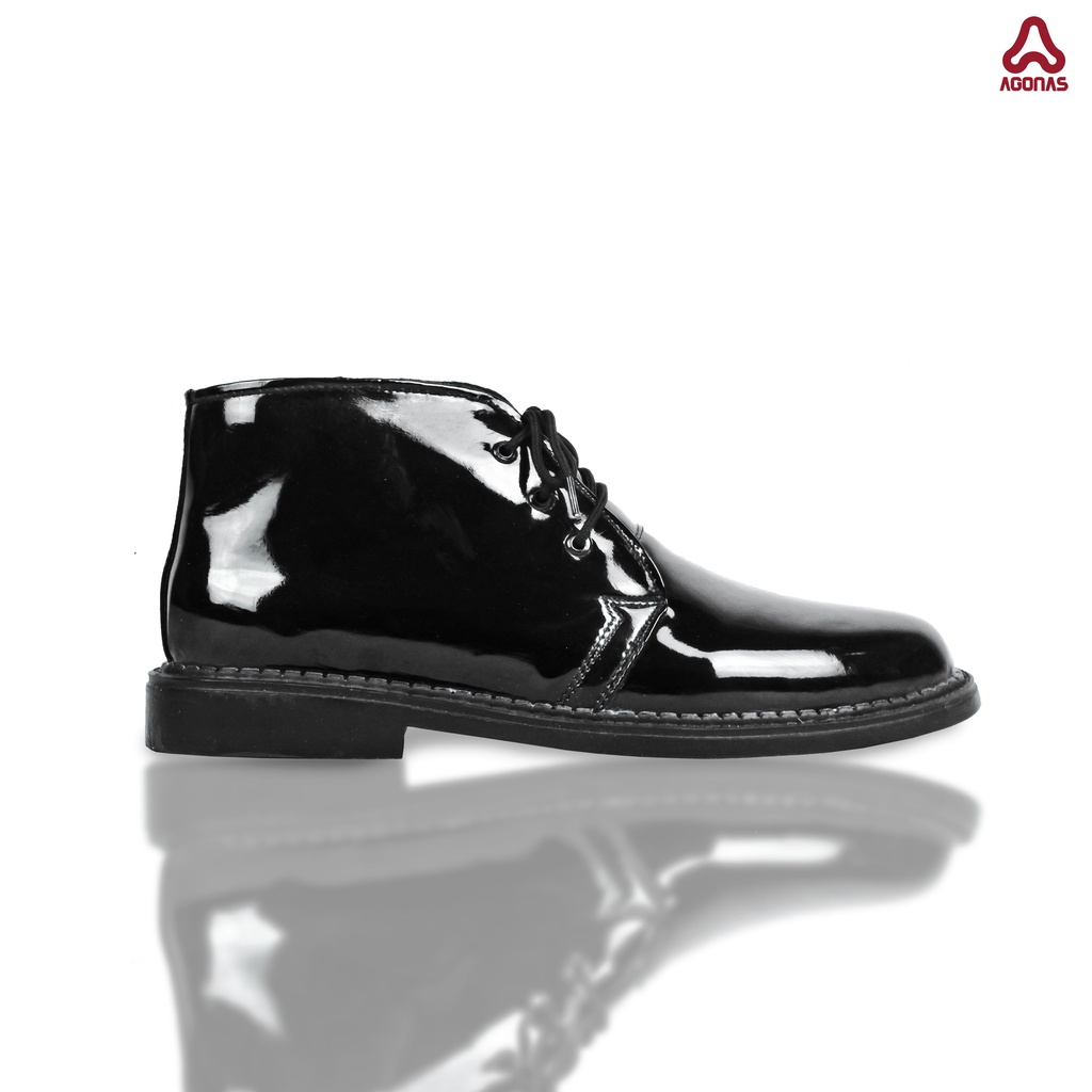 Agonas - Sepatu PDH Kilap Model Matipodi