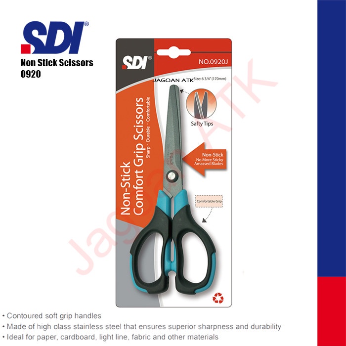 

Aman Gunting Non Stick Comfort Grip Sdi 0920J 6-3/4 Inch 170Mm Trendi