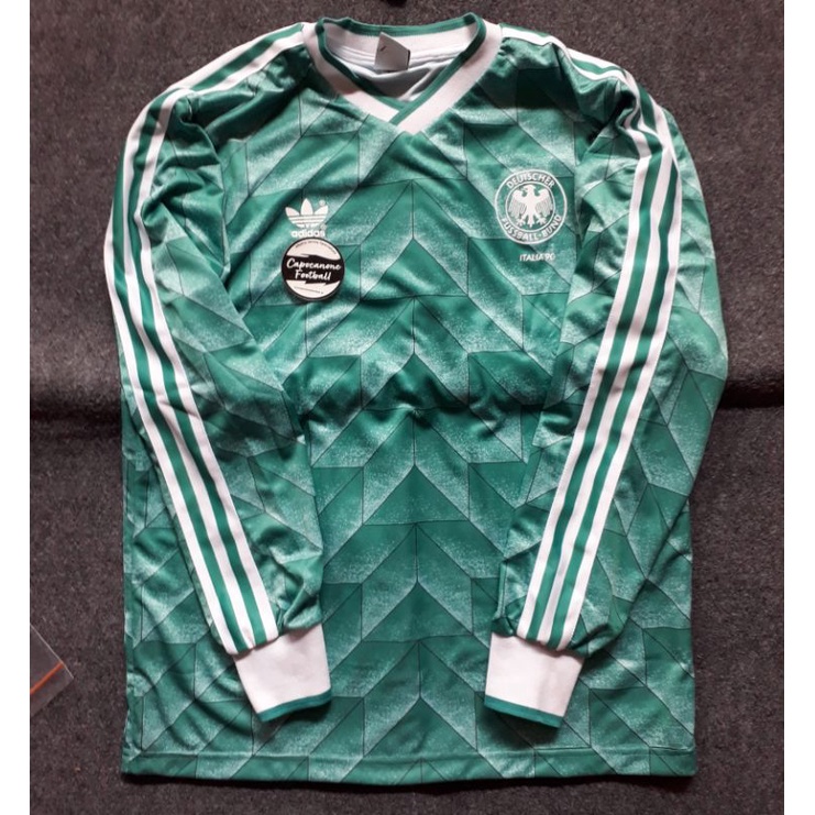 BAJU jERSEY Jerman germany RETRO 1990 1991 1992 1993 90 91 92 93 AWAY Ls longsleeve panjang Blokecor