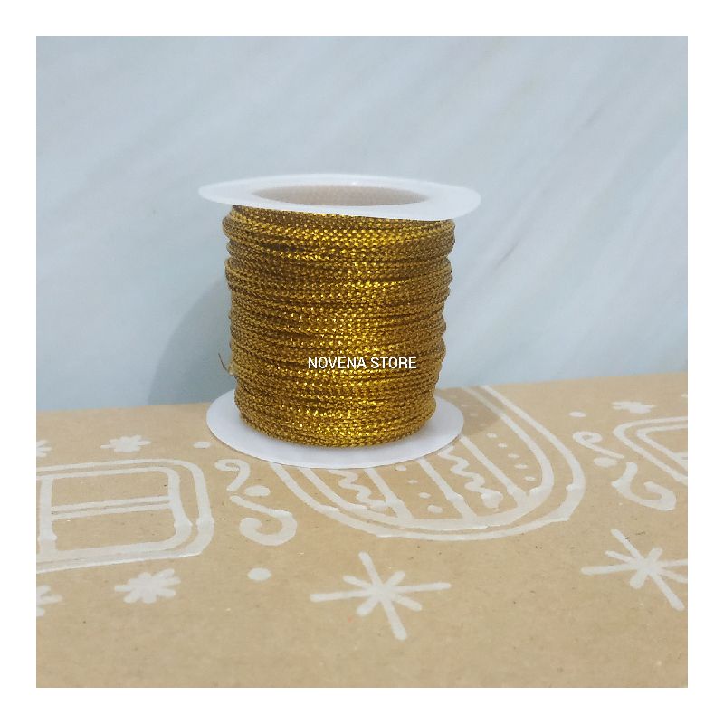 

TALI HANGTAG GOLD STRING TALI EMAS HIAS BOX KOTAK KADO HAMPERS