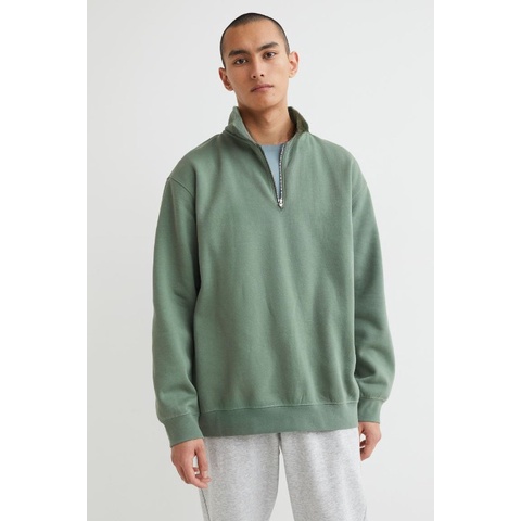 Sweater Half Zip Unisex Premium -  Jaket Sweater Half Zipper New model M L XL