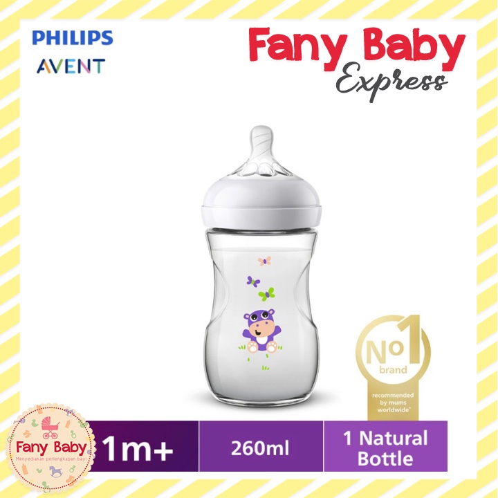 PHILIPS AVENT NATURAL BOTTLE SINGLE 9OZ 260ML