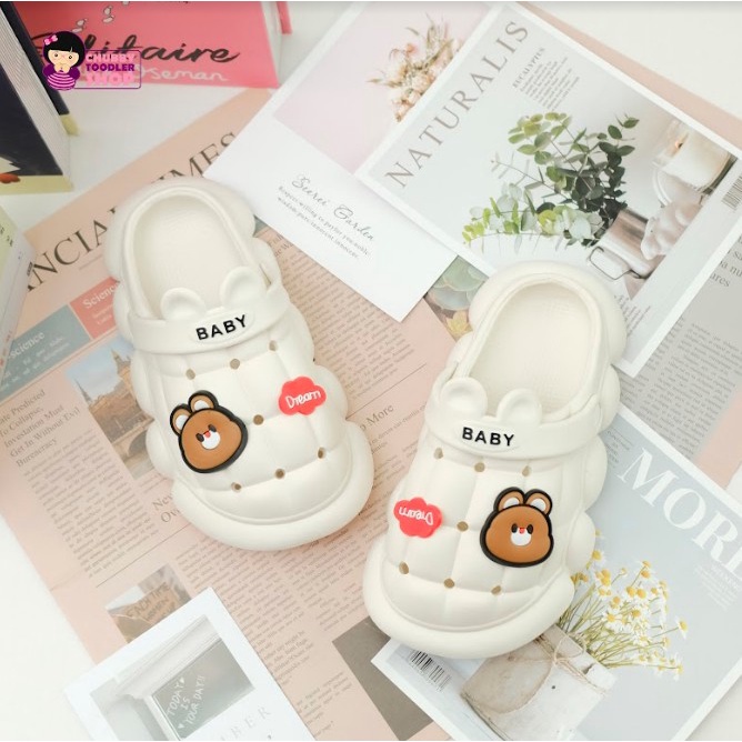 littlekiddoss SH2120N Sendal Bapao Anak Import Sandal Baim Eva Anak TERMURAH Sendal Karet Jelly 24-34