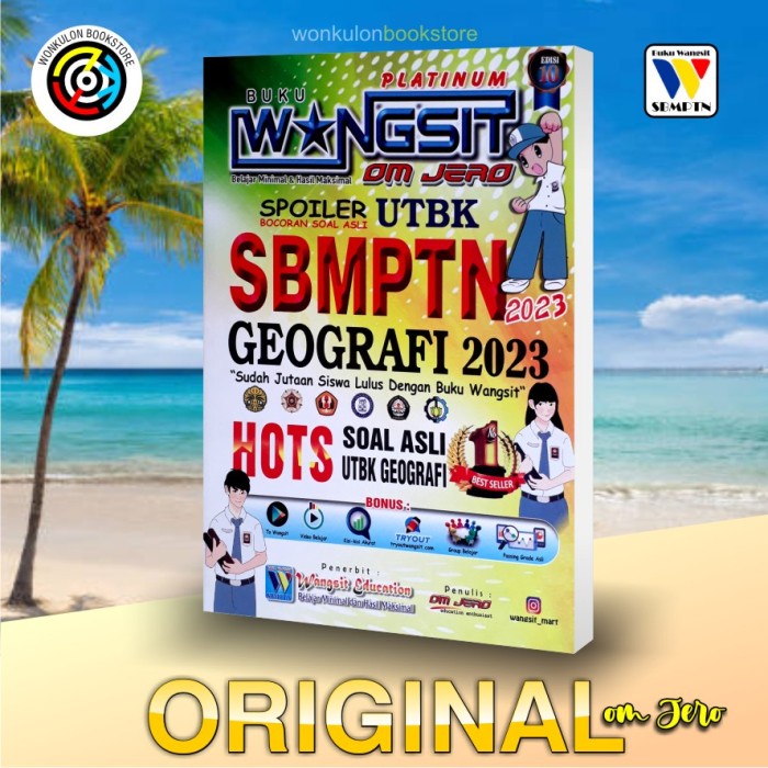 

✨COD✨ Buku Wangsit OM JERO 2023 / UTBK SBMPTN 2023 / GEOGRAFI Platinum