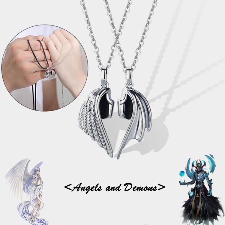 Kalung Couple Necklace Fashion Wanita Original Arctic Deer - Model Terbaru, Trendy dan Elegan，Cocok untuk Kencan Romantis