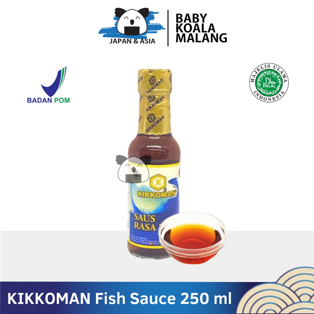 

KIKKOMAN Fish Sauce 150 ml Halal | Saos Ikan Halall