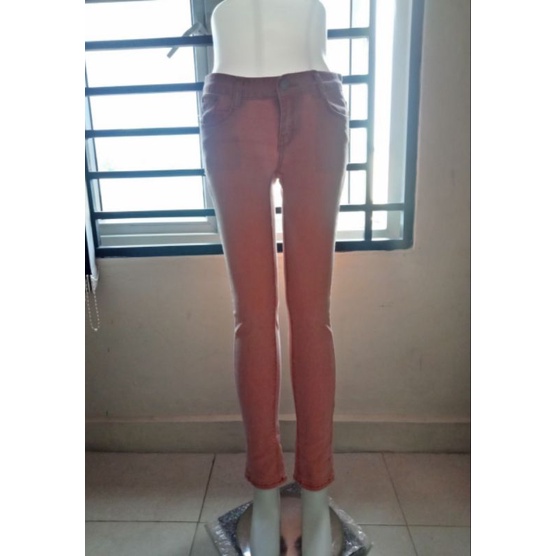 Jeans Wanita Celana panjang Orange