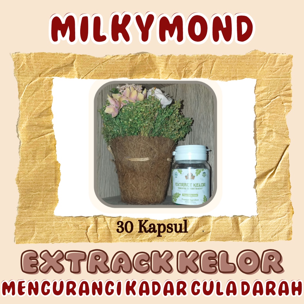 JAMU MILKYMOND EXTRACK DAUN KELOR / MORINGA OLEIFERA 100% HERBAL UNTUK IBU HAMIL &amp; MENYUSUI