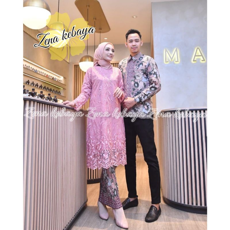 COUPLE TUNIK KEBAYA KEMEJA BATIK PRIA COUPLE KEBAYA MODERN