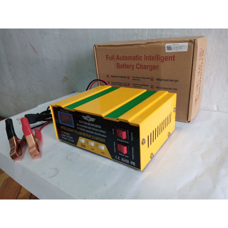 charger aki mobil 12v 24v otomatis