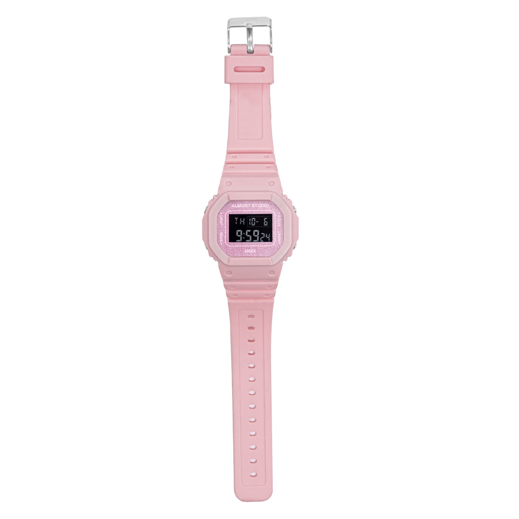 Almost Studio - Jam Tangan Digital - Pink