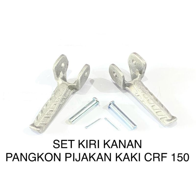 1 set Pangkon besi pijakan besi belakang CRF 150 footstep CRF pangkon CRF postep pijak belakang besi