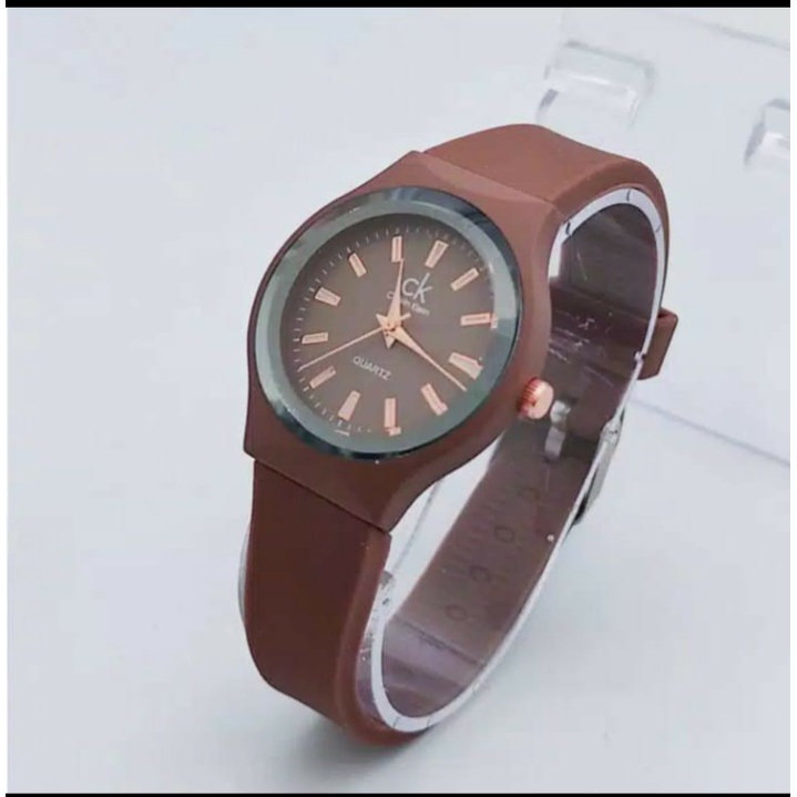 Jam Tangan wanita RUBBER anti air / Jam Tangan cewek sporty Murah