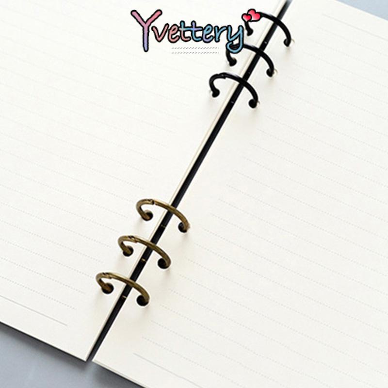 

❤️COD 1 Piece 3Hole Metal Clip Book Rings Loose-leaf Binder-Yy