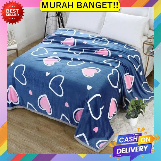 Selimut Dewasa Hotel Dewasa Lembut Flanel Tebal Hangat Dan Nyaman Cokl Selimut Bulu Halus Motif Dewa