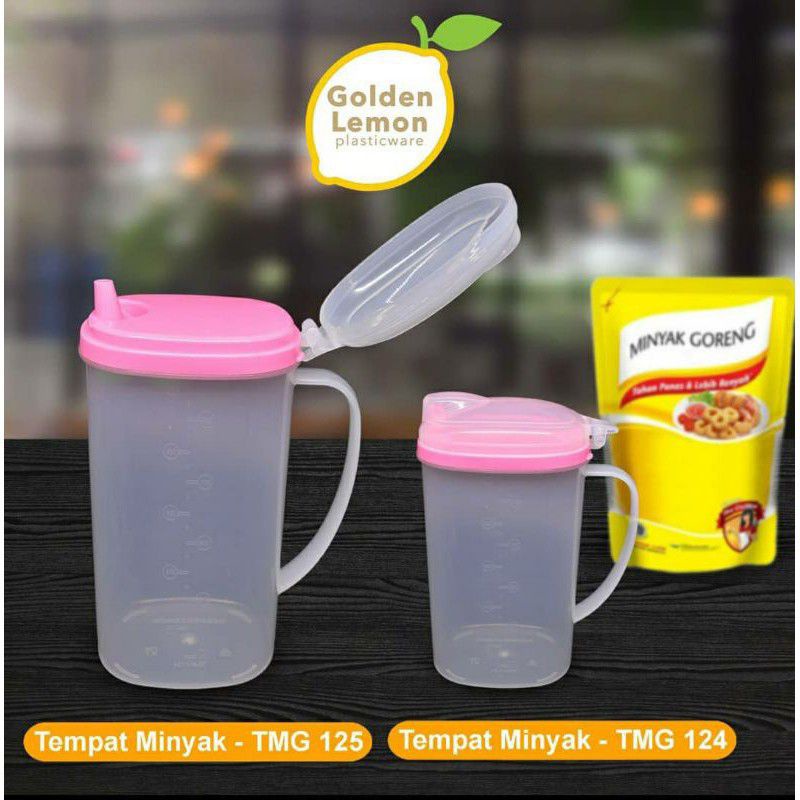 (COD) TEMPAT MINYAK 2 LITER/TEMPAT MINYAK PLASTIK/ WADAH MINYAK GORENG