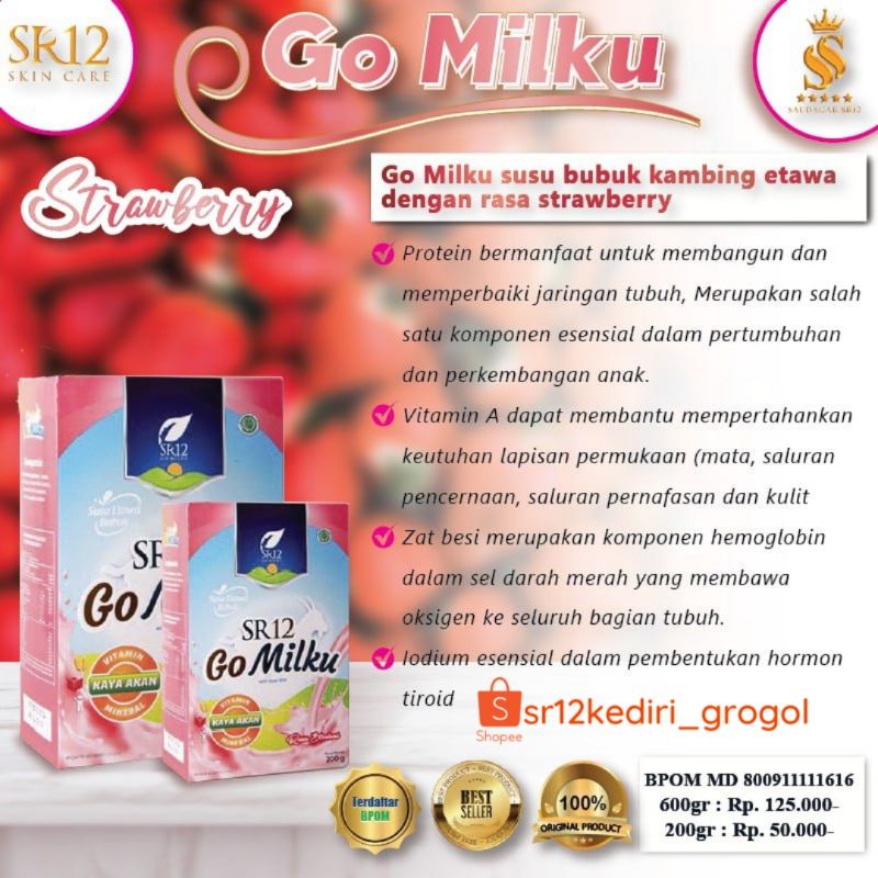 

Go Milku Sr12/Memelihara kesehatan tubuh/Mengencangkan kulit