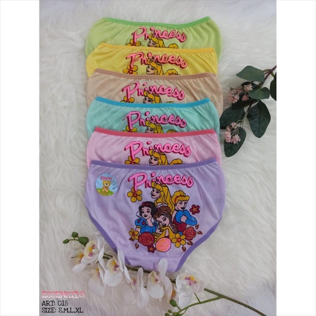 MJS 875 - Celana Dalam Anak Perempuan ESSEN KIDS CD List Combi Underware Dalaman Anak Bayi Balita Murah Eceran