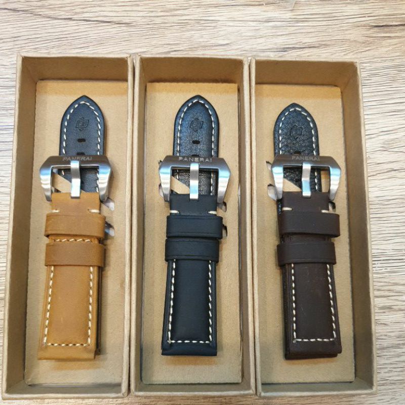 STRAP PANERAI RA Strap Tali Jam Tangan Kulit Panerai 3 Warna