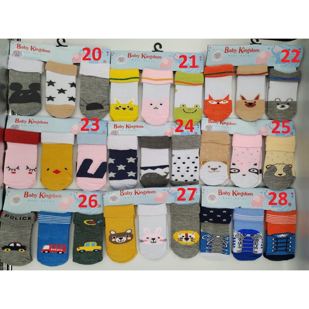 KAOS KAKI BABY KINGDOM / KAOS KAKI BAYI / BELLASHOP