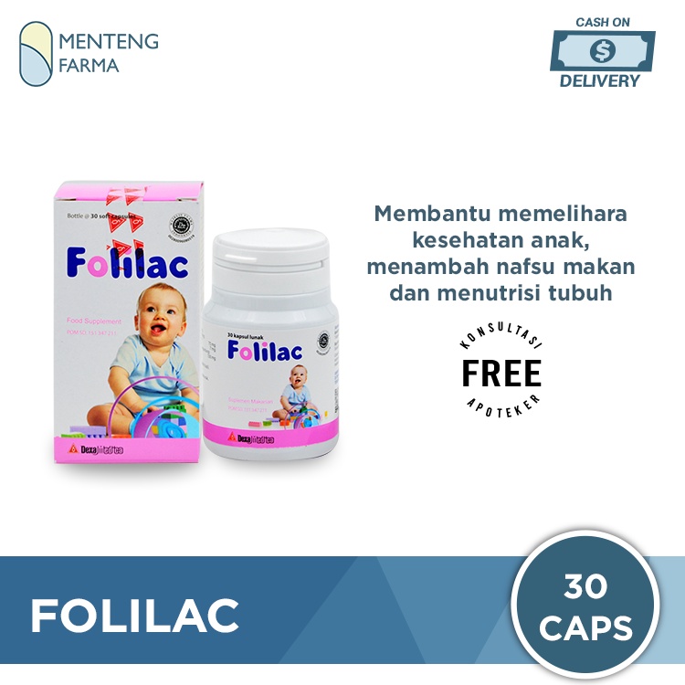 Folilac 30 Kapsul - Suplemen Kesehatan Bayi