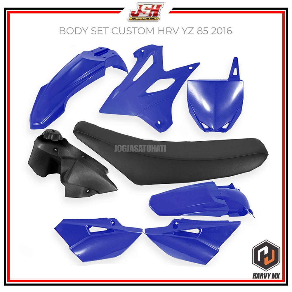 Body Trail Set Bodyset HRV Motor YZ 85 2016  New YZ 85 2019 Origin Spakbor Depan Belakang Jok Cover 