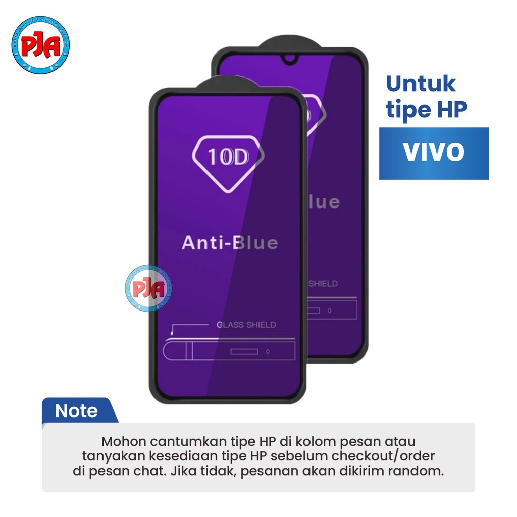 Tempered glass TG Anti Gores Blue light Antiradiasi VIVO Y71 Y81 Y83 Y85 Y30 Y30i Y50 Y50i