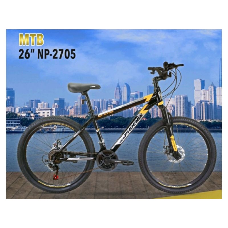 Sepeda gunung MTB PHOENIX NP 2705 rem cakram