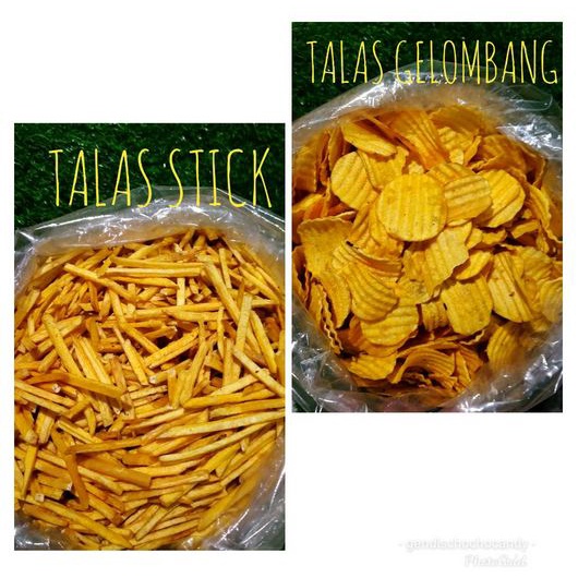 

[ 250gr ] KRIPIK TALAS Keripik talas gelombang talas stik Snack kiloan