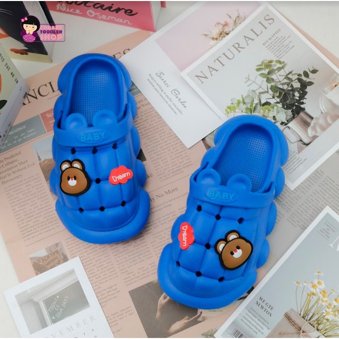 littlekiddoss SH2120N Sendal Bapao Anak Import Sandal Baim Eva Anak TERMURAH Sendal Karet Jelly 24-34