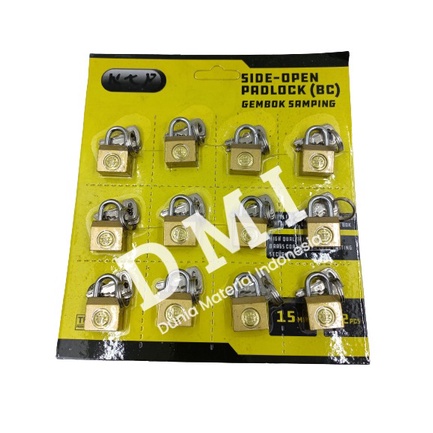 Gembok Koper Samping BC 15mm | Kunci Koper | Luggage Lock Kecil