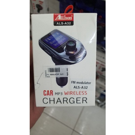 FM Modulator Car MP3 Wireless Charger ALS-A32 Allison