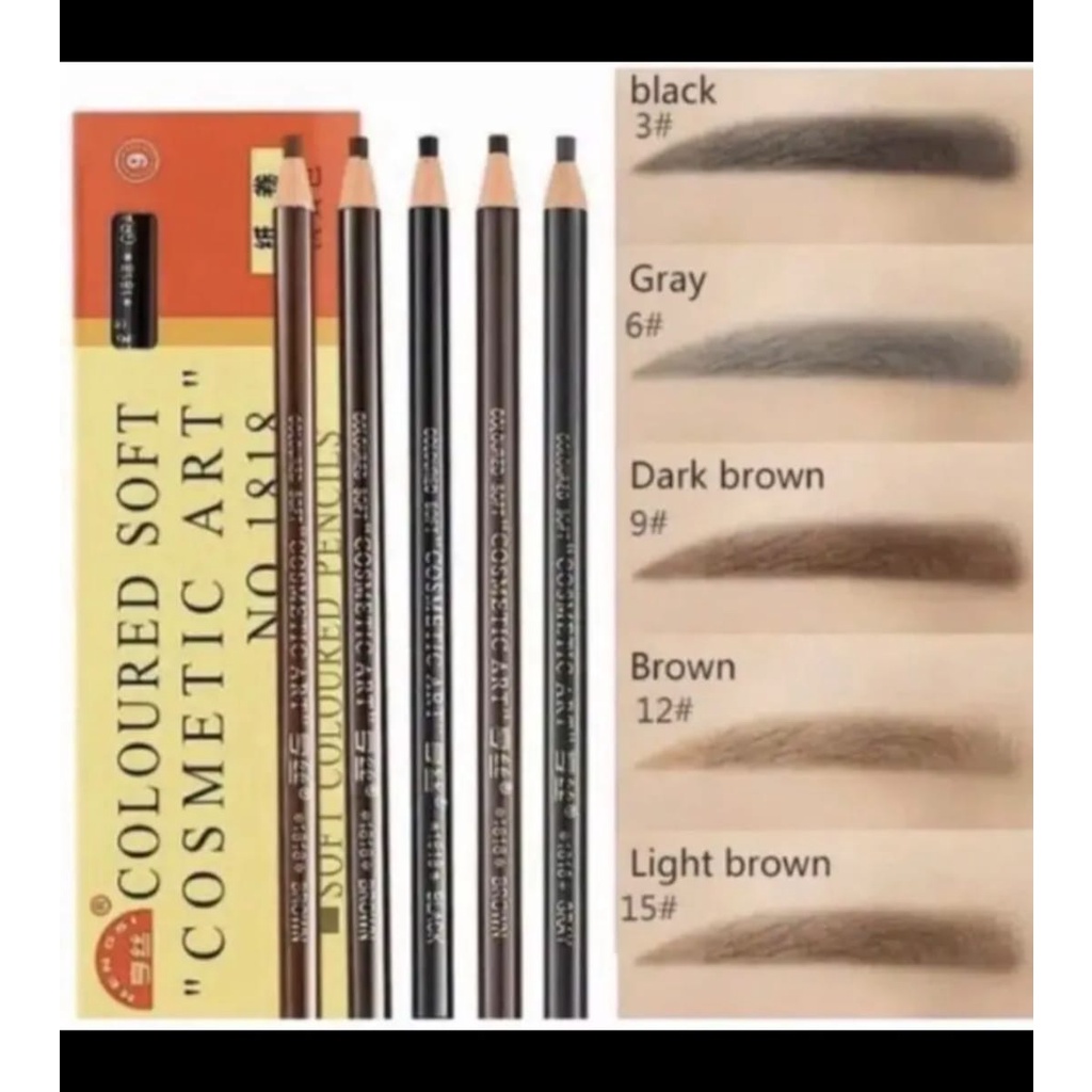 [LUSINAN] PENSIL  ALIS  BENANG / HENGSI  EYEBROW PENCIL