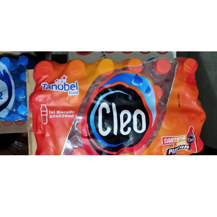 

HOT Product Cleo air botol mini 220ml per pack isi 24 botol grosir