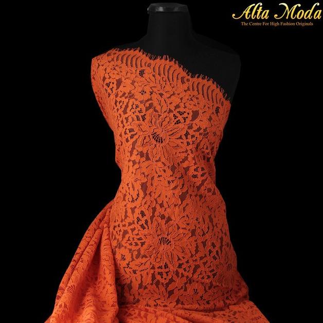 Brokat Perancis Orange (3M) (Alta Moda)