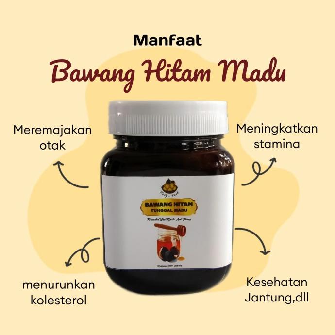 

[COD] BAWANG HITAM TUNGGAL MADU 240 GRAM [COD]