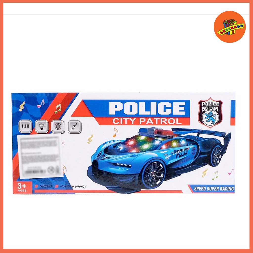 MAKASSAR! POLICE CAR CITY PATROL - Mainan Mobil Polisi