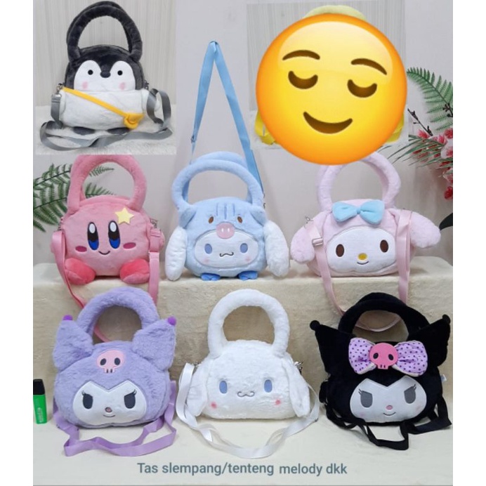 Tas Tenteng Slempang Melody Kuromi dkk Kartun Jepang Sanrio